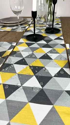 Комплект Дорожка водоотталкивающая Треугольный принт 400х40 см 4 шт. - фото 6