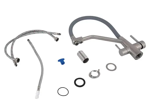 Змішувач для кухні Lidz Aria 020F3 з гнучким виливом з підключенням для питної води LDARI020F3GNK39211 - фото 7