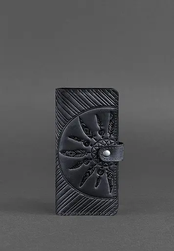 Кожаное женское синее портмоне 7.0 - фото 3