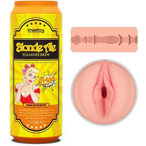 Мастурбатор Lovetoy Pleasure Brew Blonde Ale тілесний
