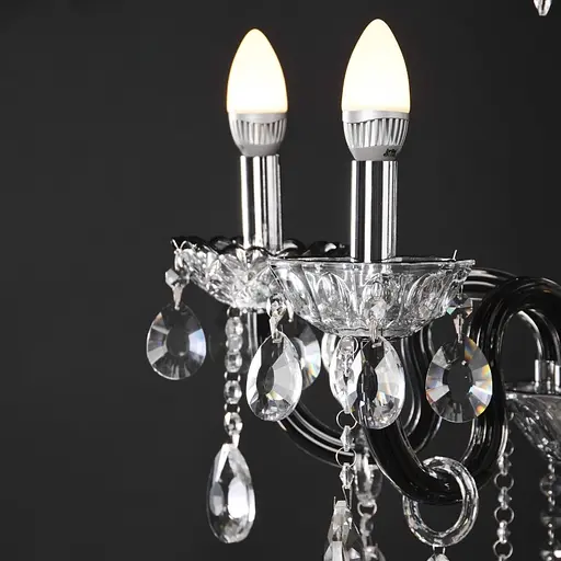 Люстра свічка Brille підвісна кришталева E14 40W CH (BCL-383S/5) - фото 4