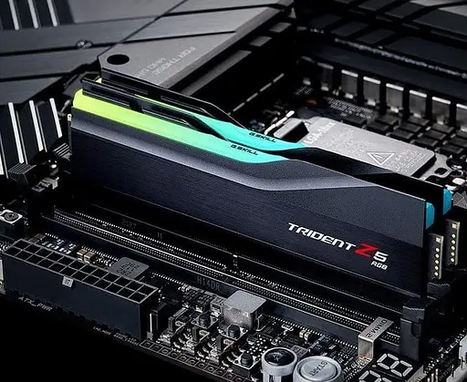 Модуль памяти G.Skill DDR5 64Gb (2x32) Trident Z5 RGB Black 6400 Mhz (F5-6400J3239G32GX2-TZ5RK) - фото 4