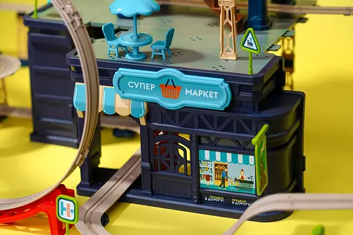 Игровой набор Otamanko Храбрый Паровозик трюковая железная дорога 175 деталей - фото 9