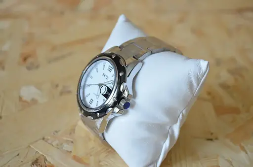 Чоловічий наручний годинник Skmei Robby Steel 0992S Сріблястий з білим - фото 5