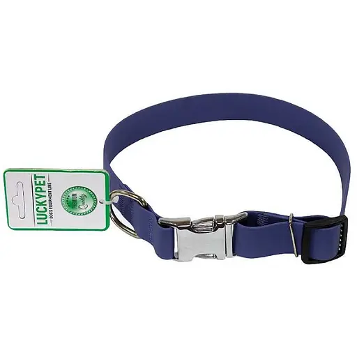 Lucky Pet - Ошейник из водонепроницаемой ленты с металлическим фастексом для собак - 2,5х35-45 см