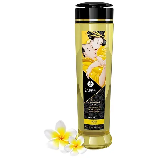 Масажне масло Shunga Serenity Monoi натуральне зволожуюче 240 мл