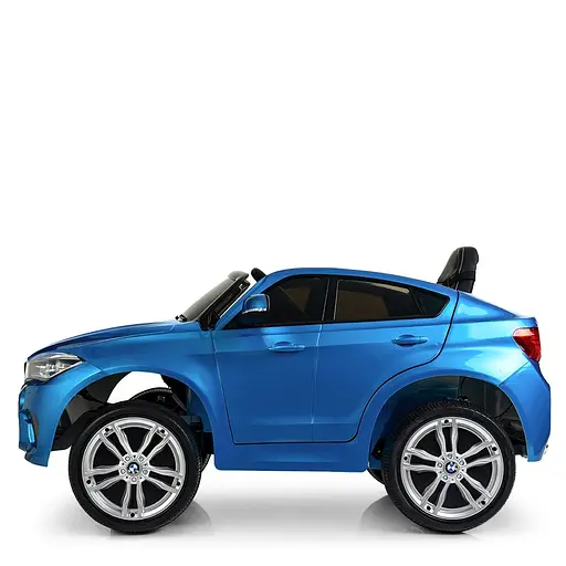 Электромобиль детский Bambi Джип Racer BMW JJ2199EBLRS-4 со светом и пультом Синий - фото 2