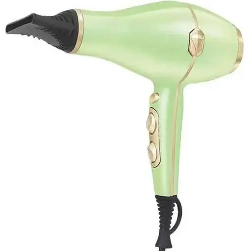 Фен для волосся Enzo EN-6006 з іонізацією та функцією швидкого сушіння 7500 Вт Салатовий - фото 1