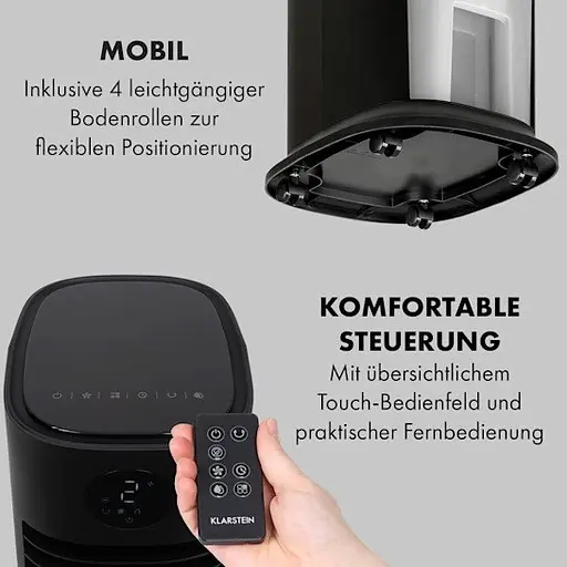 Охолоджувач повітря Klarstein Skytower Grand Smart 480 м3/год (10035817) - фото 9