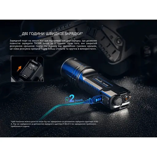 Ліхтар тактичний з УФ світлом Fenix TK35R 5800 лм - фото 13