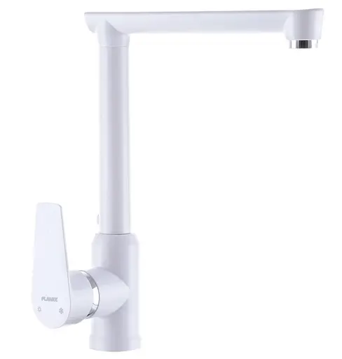 Смеситель для кухни Plamix Mario-017 White PM0608 - фото 1
