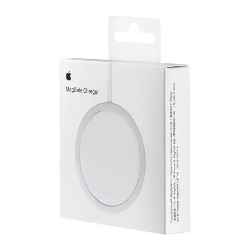 Бездротове зарядне FoxCon Magsafe Magnetic for Apple c0py Білий - фото 2