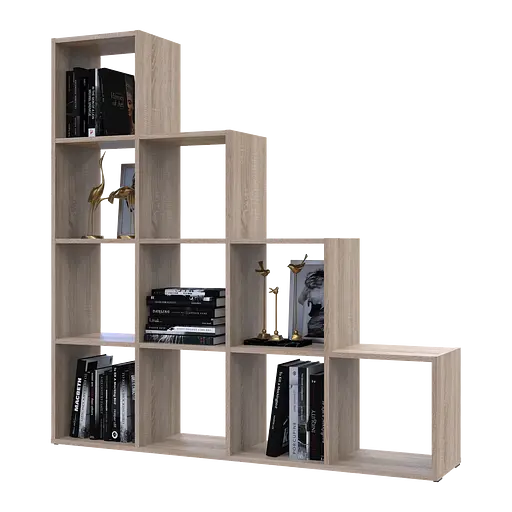 Стеллаж Doros Степь 4х4 Дуб сонома открытый 136.2х28.8х140.7 (41516165)