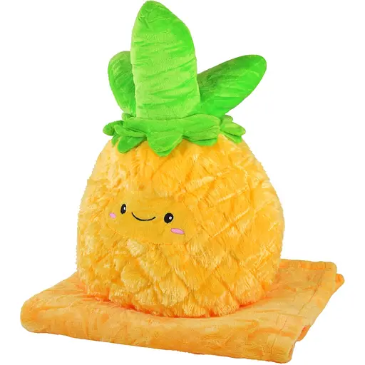Мягкая игрушка+плед A-Toys 40х30х40 см зеленая