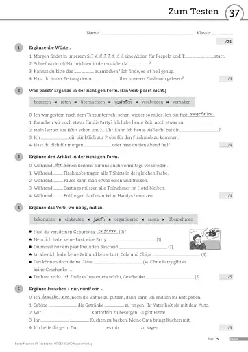 Beste Freunde B1 Testtrainer mit Audio-CD - фото 3