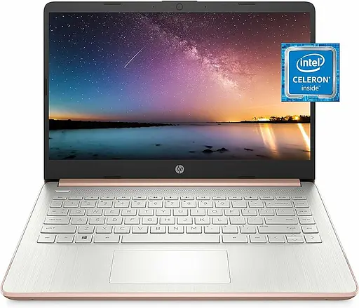 Ноутбук HP Stream 14" HD 4/64GB N4020 (14-dq0030nr) Rose Gold (OB) - фото 1