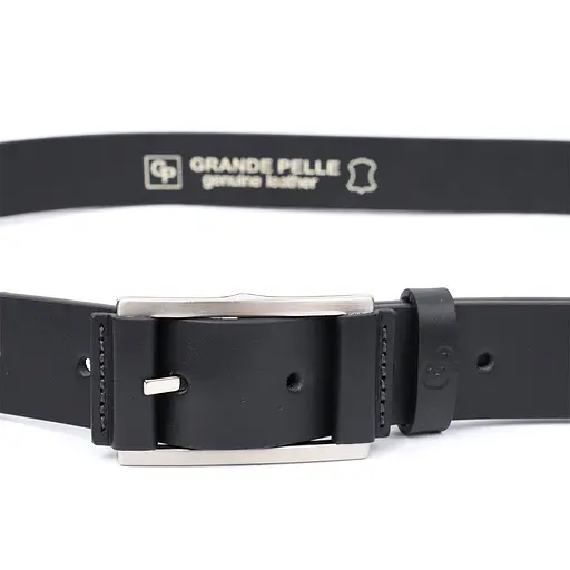 Ремінь шкіряний Grande Pelle чоловічий 3,4х120 см acs0026894 - фото 2
