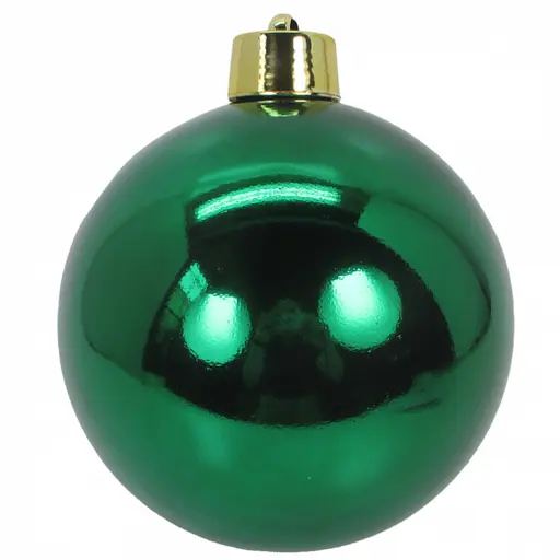 Новогодний шар Yes! Fun пластик 30 cм зеленый глянец (975118)