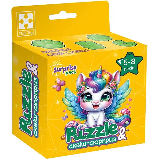 Пазли з сюрпризом Vladi Toys Єдиноріжка (VT8030-01) - фото 1