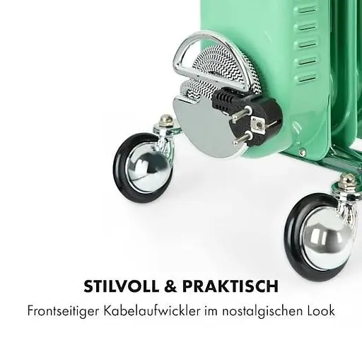 Масляний радіатор KLARSTEIN Thermaxx Retroheat 2500 W (10035081) - фото 3