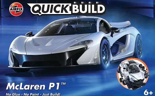Набір-конструктор Airfix дитячий QUICKBUILD McLaren P1 White J6028
