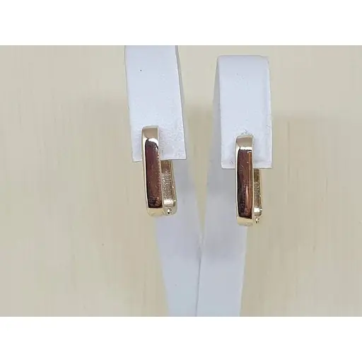 Золоті сережки Платон. 2С246/00Б - фото 3