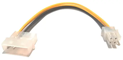 Кабель питания для процессора Molex M-4 pin F, 0.2м - фото 4