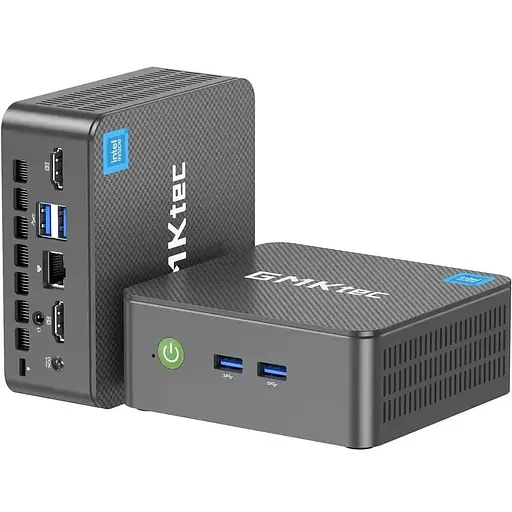 Неттоп GMKtec NucBox G3 Plus Titanium Grey N150 16Gb DDR4 512Gb SSD NVMe Graphics 2.5GLan 4xUSB 3.2 2xHDMI Windows 11 Pro кріплення VESA у комплекті