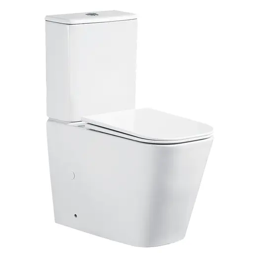 Унитаз-компакт Mixxus Quadro-0404-T1 660x360x820 мм, система смыва Tornado 1.0 MI6688, Белый - фото 6