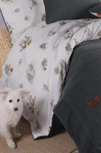 Постільна білизна Sherwood Antracite (Фланель + Шерпа) Istanbul pbe0051510 - фото 3