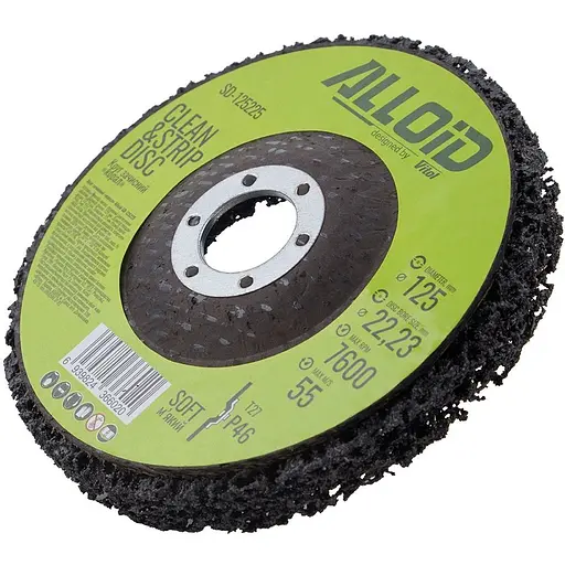 Круг чистящий Alloid Building Tools коралл мягкий 125х22.2 мм (SD-125225) - фото 3