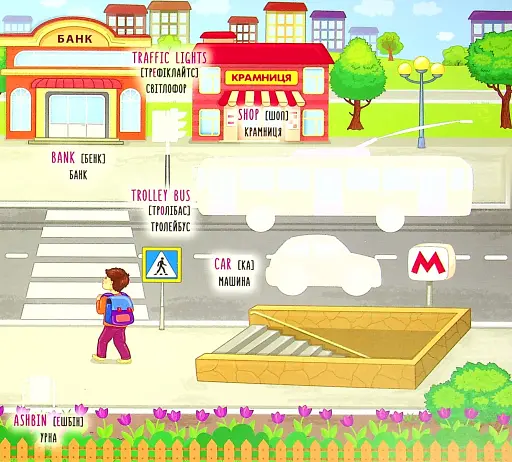 Наліпки-навчалки. Велике місто. Big City - фото 3