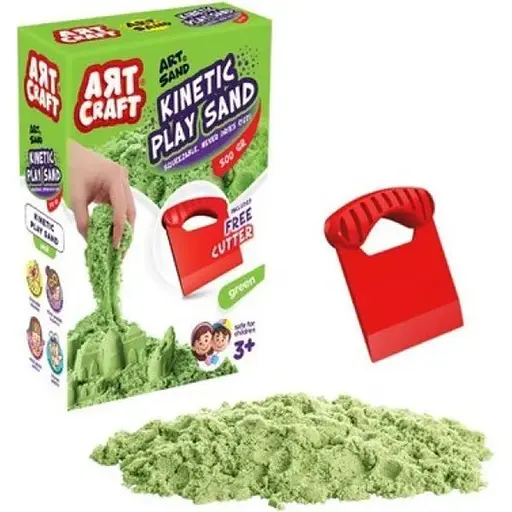Кінетичний пісок Dede Art Craft 500 г зелений (3687)
