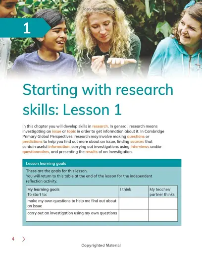 Cambridge Primary Global Perspectives. Learner's Skills. Book 4 with Digital Access (1 Year) - фото 8