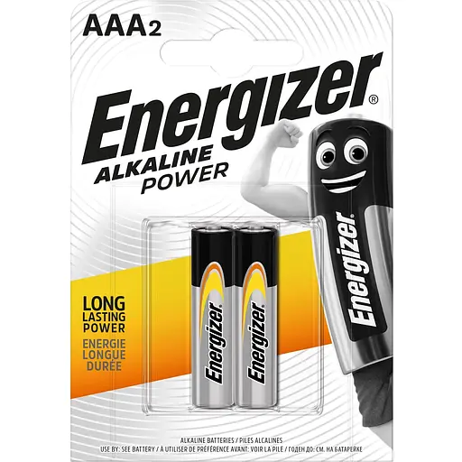 Батарейка Energizer AAA Alk Power Brille 7638900297317 уп. 2 шт. 