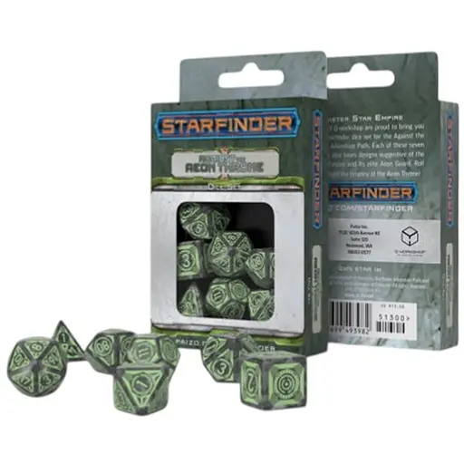 Набор кубиков Starfinder Against the Aeon Throne Dice Set , 7 шт. (STAR1H) - фото 1