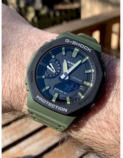 Часы наручные мужские CASIO GA-2110SU-3AER - фото 3