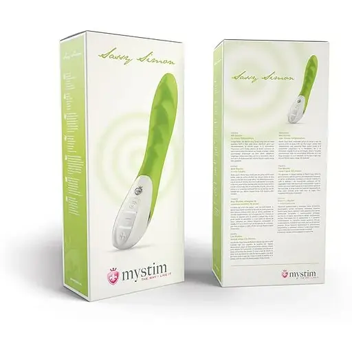 Мощный вибратор Mystim Sassy Simon Green - фото 13