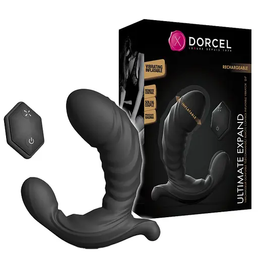 Вібратор Dorcel Ultimate Expand, 12 см чорний - фото 8