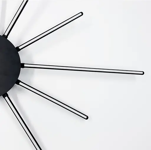 Настойчивый светодиодный светильник в черном каркасе в стиле Modern Line F Арт. WJ7214/12 - фото 2