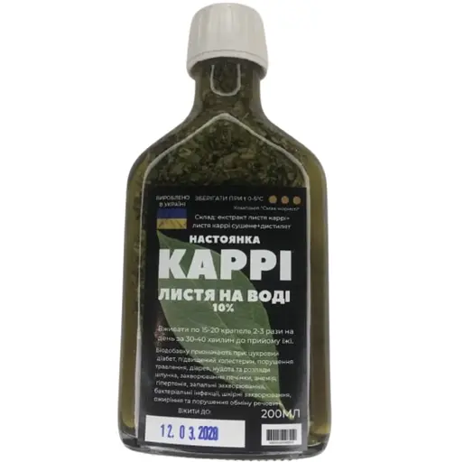 Водная настойка на листьях карри 200 мл - фото 1