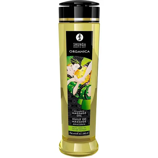 Органічна масажна олія Shunga ORGANICA - Exotic Green tea (240 мл)
