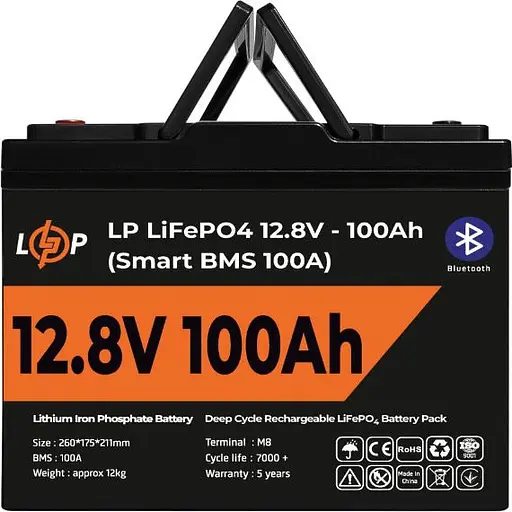 Источник бесперебойного питания (ИБП) LogicPower B1000 + LiFePO4 батарея 12.8V - 100Ah Smart BMS BT (20481) [110282] - фото 7