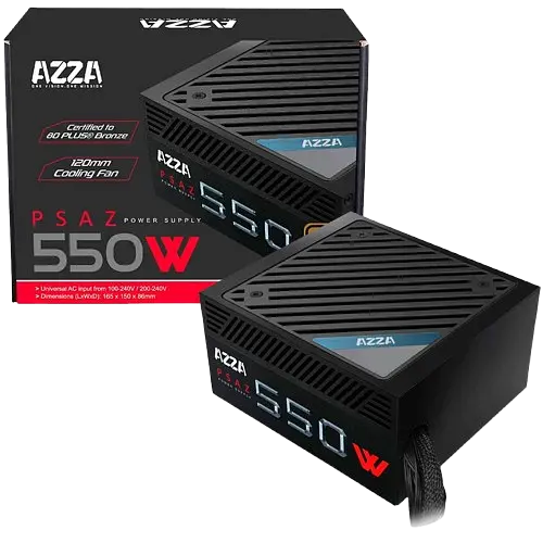 Блок питания Azza PSAZ-550W 550W 80+ Bronze (PSAZ-550W) - фото 5
