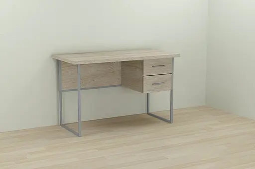 Комп'ютерний стіл Ferrum-decor Таккота 75x100x60 сірий ДСП Дуб Сонома 32мм (FRD-102307)