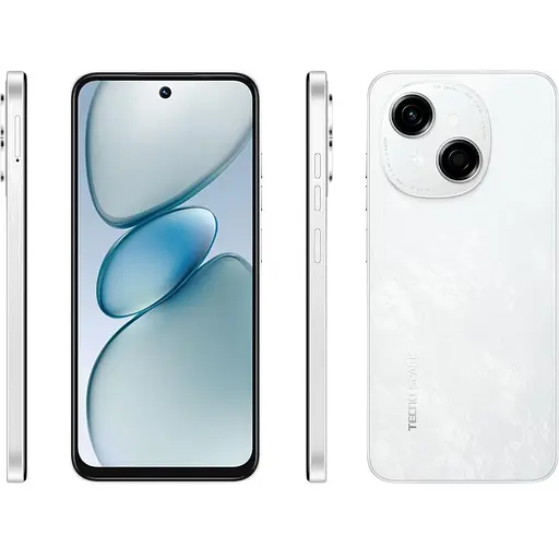 Смартфон Tecno Spark Go 1 (KL4) 3/64 GB Glittey White (4894947036446) [121693] - фото 5