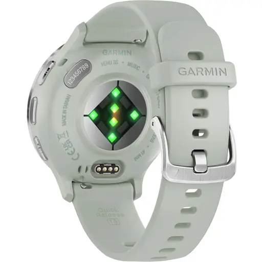 Смарт-часы Garmin Venu 3S Silver S. Steel Bezel w. Sage Gray Case and S. Band (010-02785-01) - фото 7