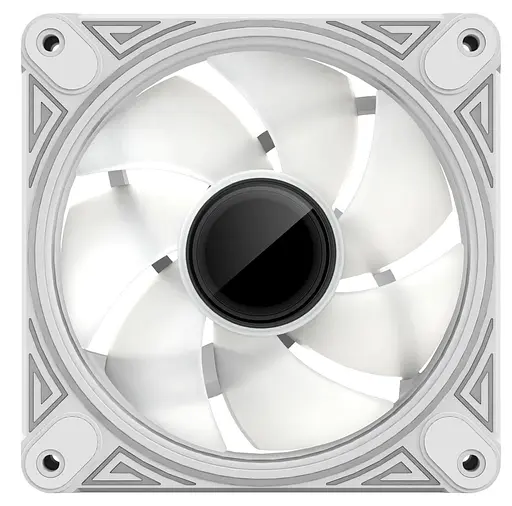 Вентилятор Coolmoon 120мм CM-DM1-W Reverse (CM-DM1-W-R) White - фото 3