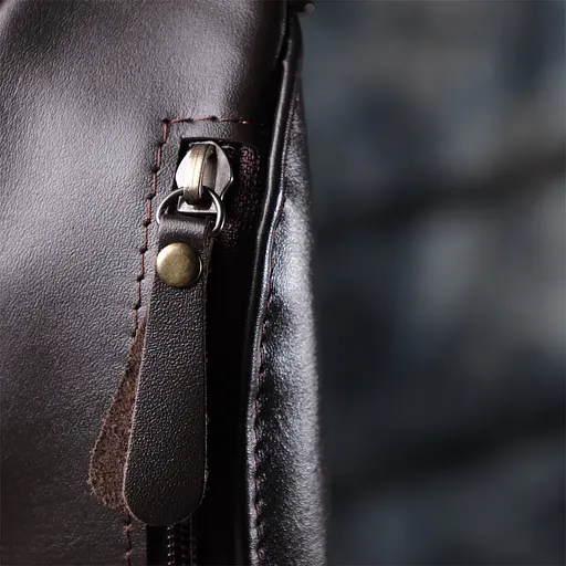 Бананка для чоловіків з гладкої натуральної шкіри SHVIGEL 29х11х4,5 см sum0027448 - фото 20