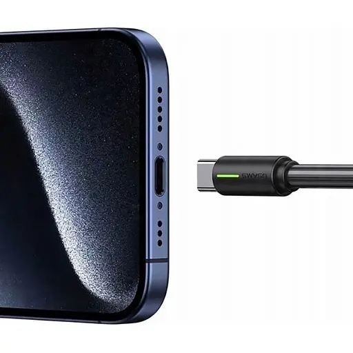 Кабель Usams SJ732 USB-A to USB-C 18W 1m Black (SJ732USB01) [138974] - фото 6